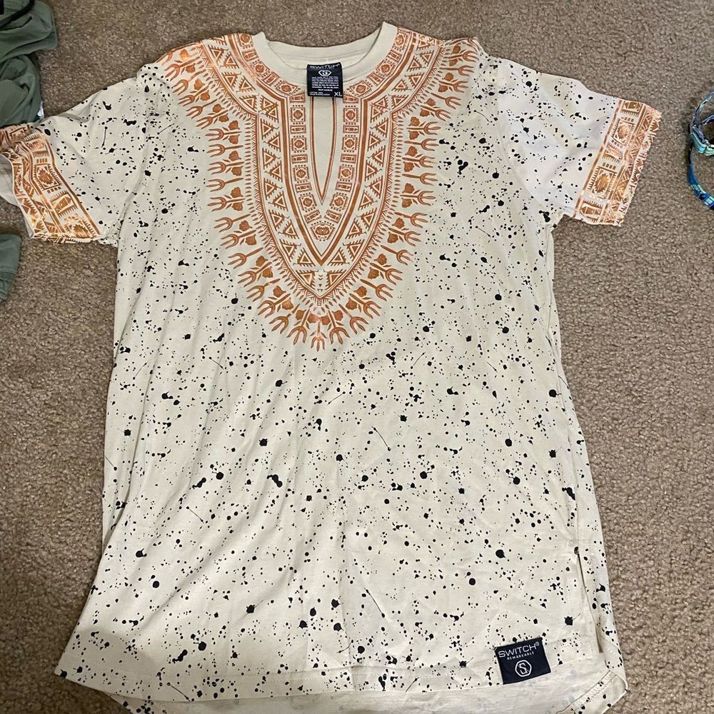 Mens Switch African Style Tshirt